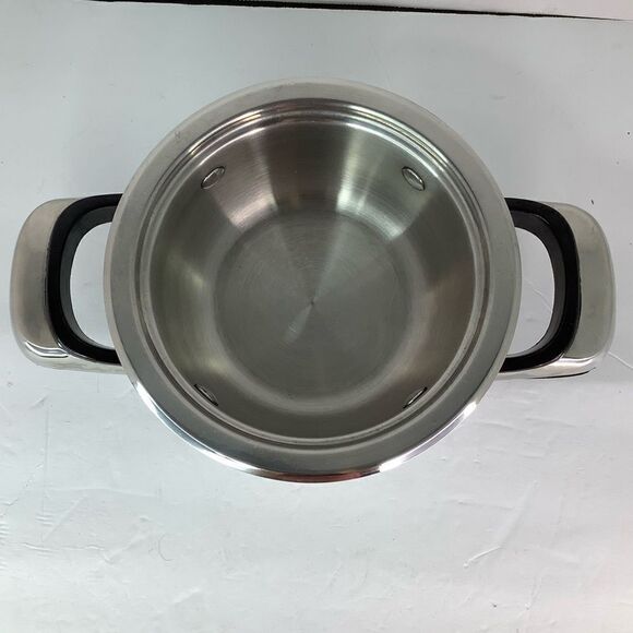Nutri Stahl Cooking System 1 Quart Saucepot & Cover Mini Stainless Steel - Picture 4 of 11